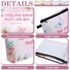 Chunful 12 Pcs Inspirational Christian Gifts Religious Makeup Bags Bulk