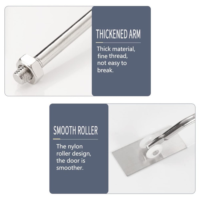 Automatic Door Closer Silent Automatic Closing Surface Mount Fireproof Latch