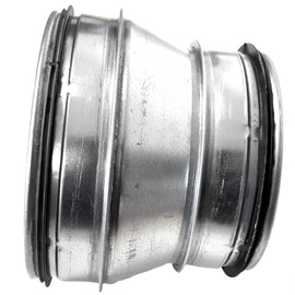 Intelmann Spiral Duct Pipe Reduction Diameter 125 to Diameter 100