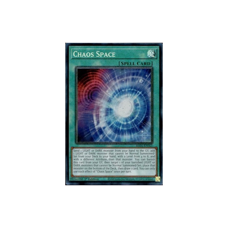Chaos Space (PCR) - RA01-EN065 - Prismatic Collector's Rare -