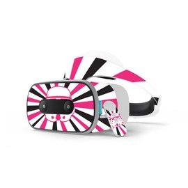 MightySkins Skin Compatible with Lenovo Mirage Solo - Pink Star Rays | Protective, Durable, and Unique Vinyl Decal wrap Cover | Easy to Apply, Remove, and Change Styles | Made in The USA