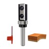 GLRYD Reversible Plates Flush Cutter 8 mm Shank, Flush Cutter