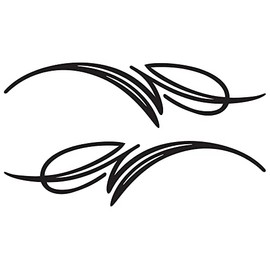 Pinstripes for Car, Bike Decoration Bumper Glass Vinyl Decal Sticker (P-10)