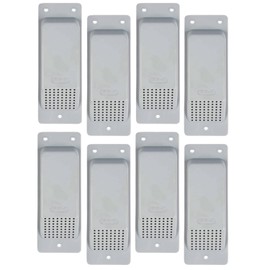 Mytee Products (8 Pack) Shipping Container Air Vent, Cross Flow Ventilation - Light Grey