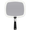 Mirrorvana Espejo de Mano Iluminado con asa, diseño de Mango