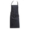 Zukeo Chef Pack of 5 Professional Woven Stripe Cotton Butchers