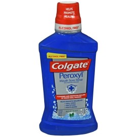 Colgate Peroxyl 1.5% Hydrogen Peroxide Mouth Sore Rinse Mild Mint 16.9 OZ