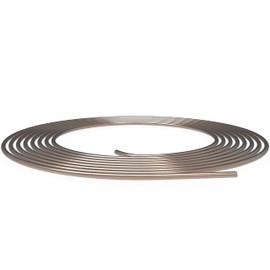 AUPROTEC 5 m brake line Ø 4.75 mm Kunifer with ABE in set + 10 screw connections + 5 connectors M10 x 1 DIN 74 234 compliant copper-nickel brake tube in assortment for flaring F