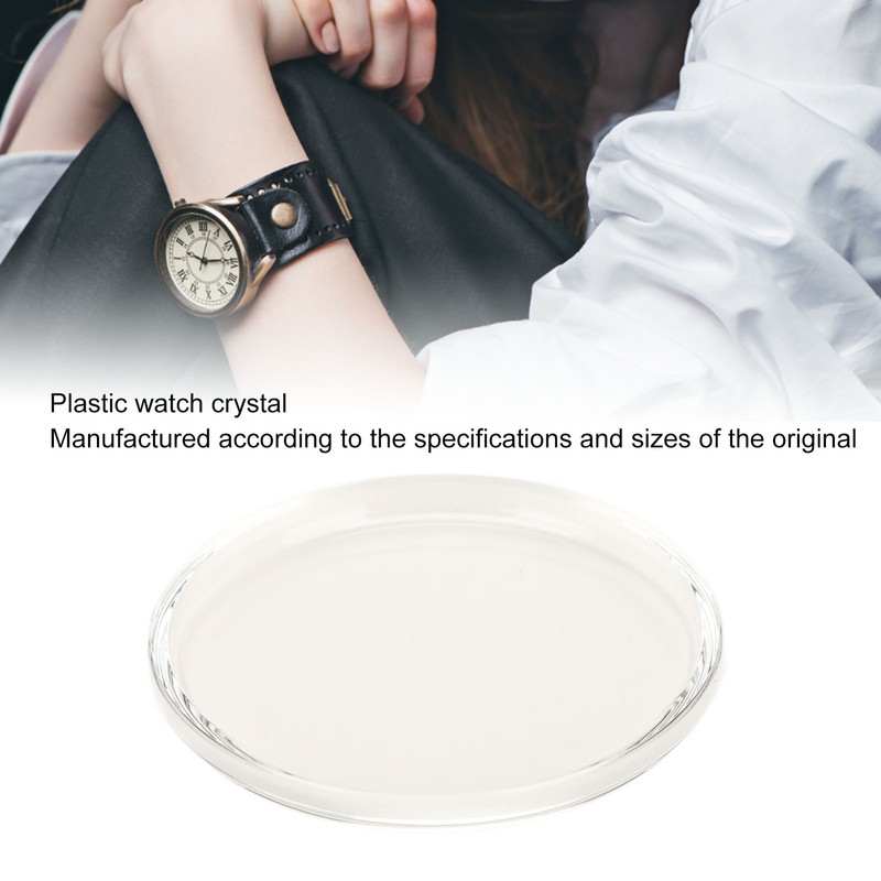 Watch Glass Crystal Lens Waterproof General Easy Replaceable Plastic Acrylic