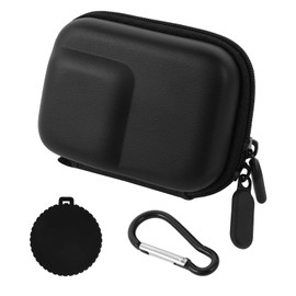TPTGIAR Mini Bag Case for DJI OSMO Action 5 Pro/Action 4 / Action 3 Camera, Mini Storage Bag for GoPro Hero 13/12 with Rubber Lens Cap Cover, Carrying Portable Camera Accessories