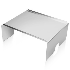 BCA012 Heat Baffle Diffuser for Pit Boss Pellet Grill - Heavy Duty Drip Pan Heat Baffle Grill Parts Fits for Traeger, Camp Chef Pellet Smoker (Stainless Steel