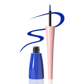 Boobeen Liquid Eyeliner Pen, Coloured Eyeliner, Waterproof and Smudgeproof, Eyeliner Ink Pen with Precision Tip for Bold Eye Looks (Dark Blue, 1 Piece)