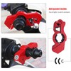 Red Motorcycle Handlebar Lock,Brake Lever Lock, Aluminum Alloy Motorcycle Grip