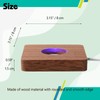 IFOLAINA LED Wood Light Base for Crystal Glass Art Crystal
