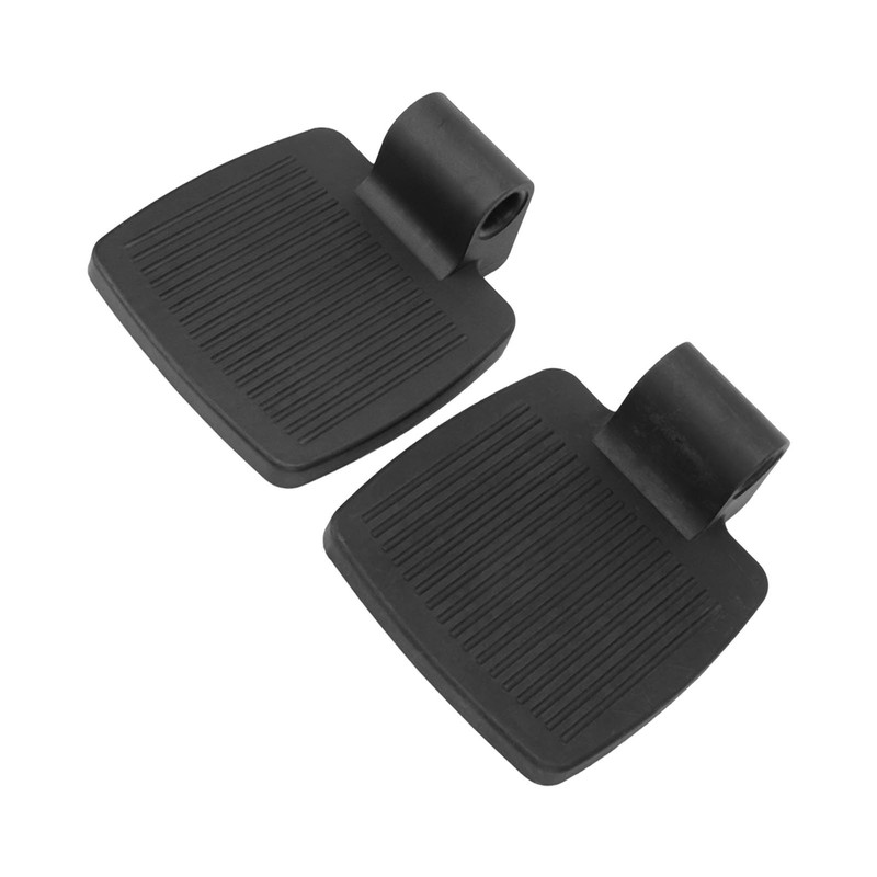 2pcs Wheelchair Footrests Professional Plastic Replacement Wheelchair Footplate Pedal Accessory