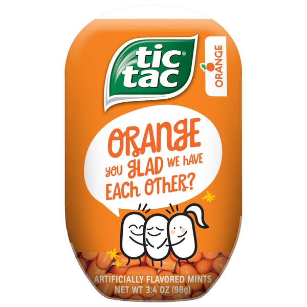 Tic Tac Mints, Orange Flavored Mints , 3.4 ounces, 200 Count(package may vary