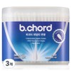 Bcode Daily 100% pure cotton premium cotton swabs, 3 pieces, 300 pieces / 비코드 데일리 순면 100% 프리미엄 면봉, 3개, 300개입