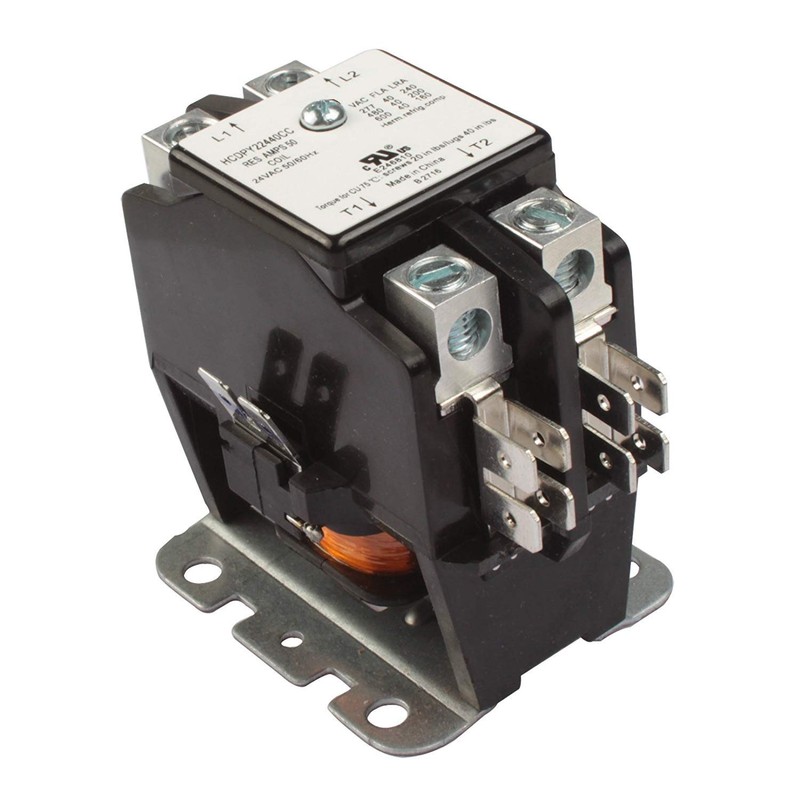 2 Pole 40 Amp 24V Coil Definite Purpose Contactor 50A