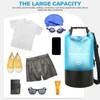 Rosedreamer Dry Bag Blue Waterproof Bag, Dry Bag with Adjustable