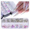Various Colors Of Nail Art Rhinestones Gem Crystals