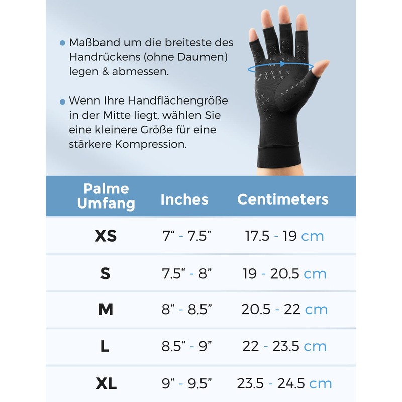 FREETOO Copper Arthritis Gloves XL