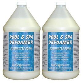 Pool & Spa Defoamer Concentrate: for Swimming Pools, Spas, Hot tubs, Decorative Fountains & Ponds-2 gallon case