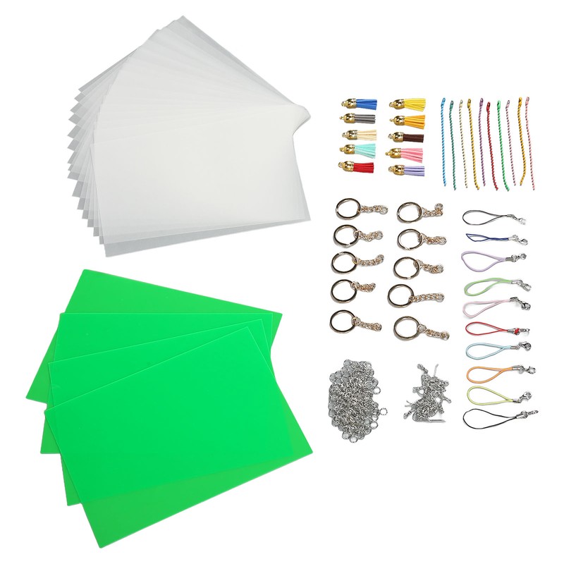 Heat Shrink Film Sheets Kit DIY Handcrafted Shrink Dink Plastic