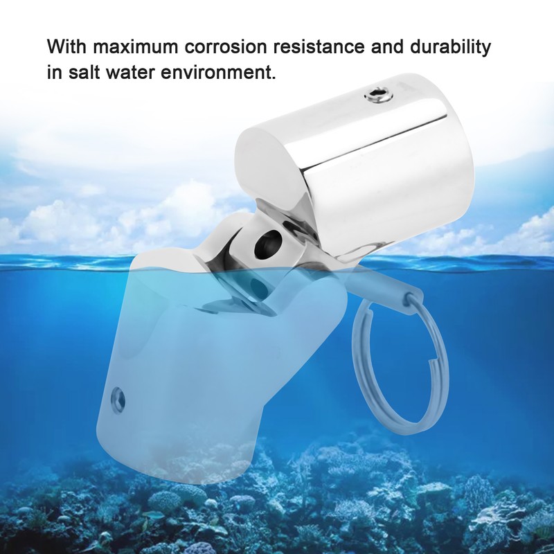 Marine Boat Pipe Connector Stainless Steel Folding Swivel Coupling Tube