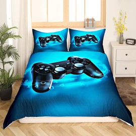 Loussiesd Bohemia 3-Piece Bed Linen Set with Zip, Ethnic Indian Style, Mandala Flowers Duvet Cover, Exotic Boho Microfibre Bedding Set with 2 Pillowcases, for Girls, Children, Couples