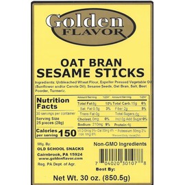 30oz bags of Oat Bran Sesame Sticks (3 Pack)