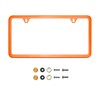 KA DEPOT Two Hole Slim Version Solar Orange License Plate