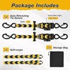 Koalafast 2 Pack Retractable Ratchet Straps Heavy Duty, 1" x