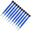 10Pcs Professional Watch Screwdriver Watch Repairing Tool with Storage Box