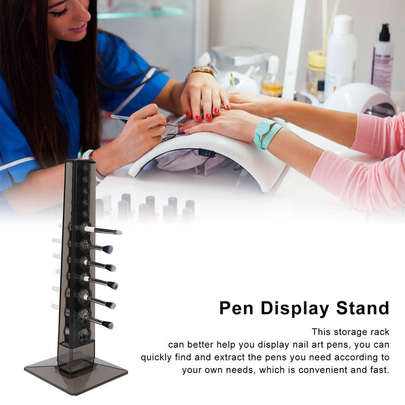Acrylic Pen Display Stand Flexible Keep Tidy Multifunctional Eyebrow Pen