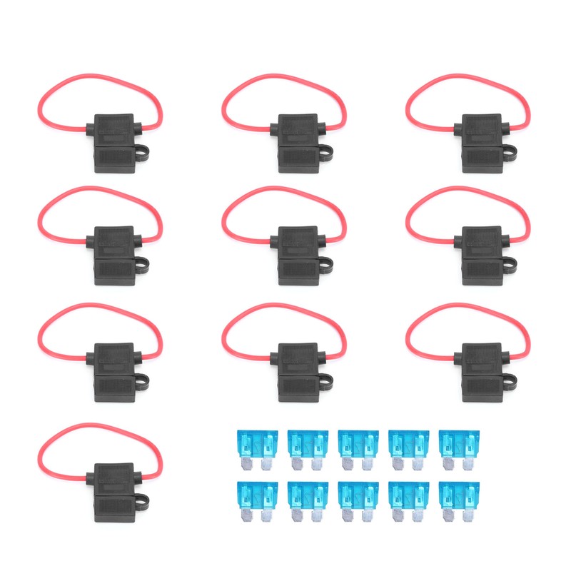 Inline Fuse Holder ATC/ATO AddaCircuit Waterproof Car Fuse Holder with