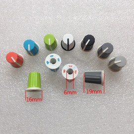 LICHIFIT 5 piezas EQ - Perilla giratoria de repuesto de potenciómetro EQ para pieza de reparación de mezclador Pioneer DJ