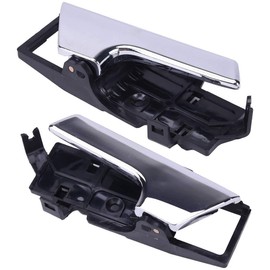 Yazyu Car Door Handle Interior Front Rear Left Right 2pcs with for Chevy for Aveo 2007-2011 for Aveo5 2009-2011, for Pontiac for G3 2009-2010 for G3 Wave 2009 96462710 BK0633030002 YZY0120