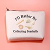 JXGZSO Seashell Collectors Gift I'd Rather Be Collecting Seashells Toiletry