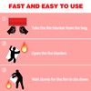 codivi Emergency Fire Blanket, Kitchen fire Blanket for Domestic use