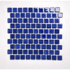 Tenedos 1x1 Cobalt Blue Square (Exact Size 1-1/8 in.) Brick