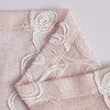 Dainty Home Bathroom 3D Stella Floral Chenille Linen Look Bath