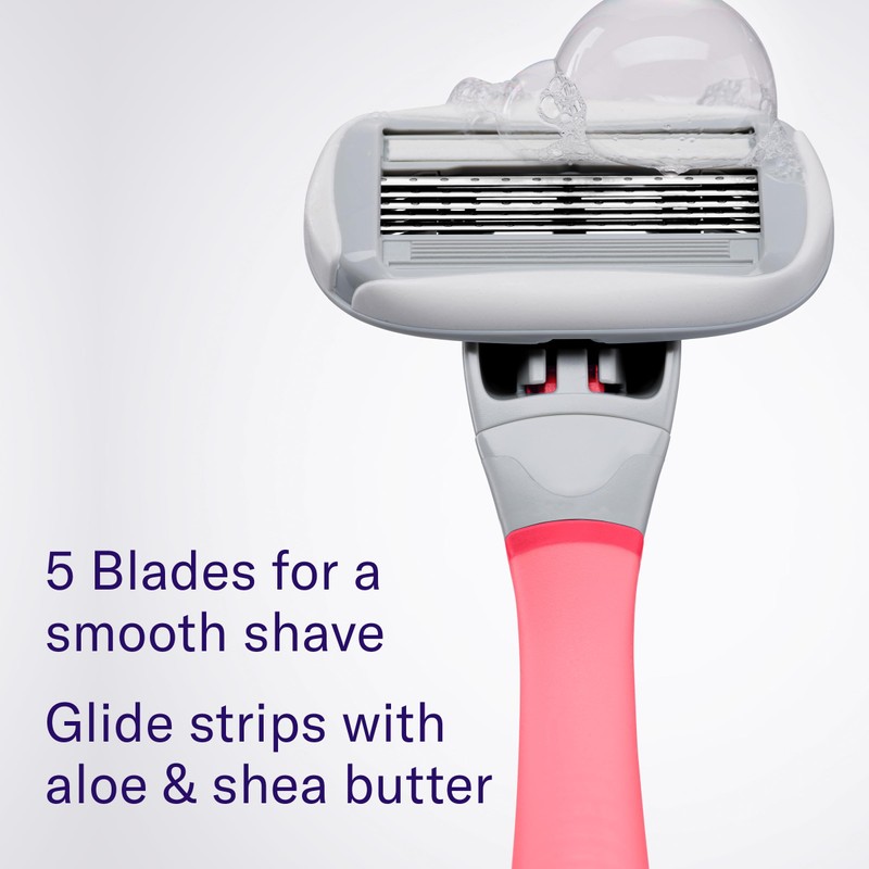 Flamingo Razors for Women, 1 Razor (Flamingo Pink) Handle and