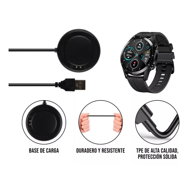 Control Expert Cargador Para Smartwatch T500, T100 T500plus X7 W67