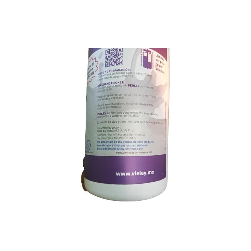 Perley Lactosuero en Polvo Original, 2Pzas, Sabor Natural, 500g, con