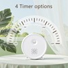 Satisure White Natural Sounds Box, Modern Bird Chirping Box with