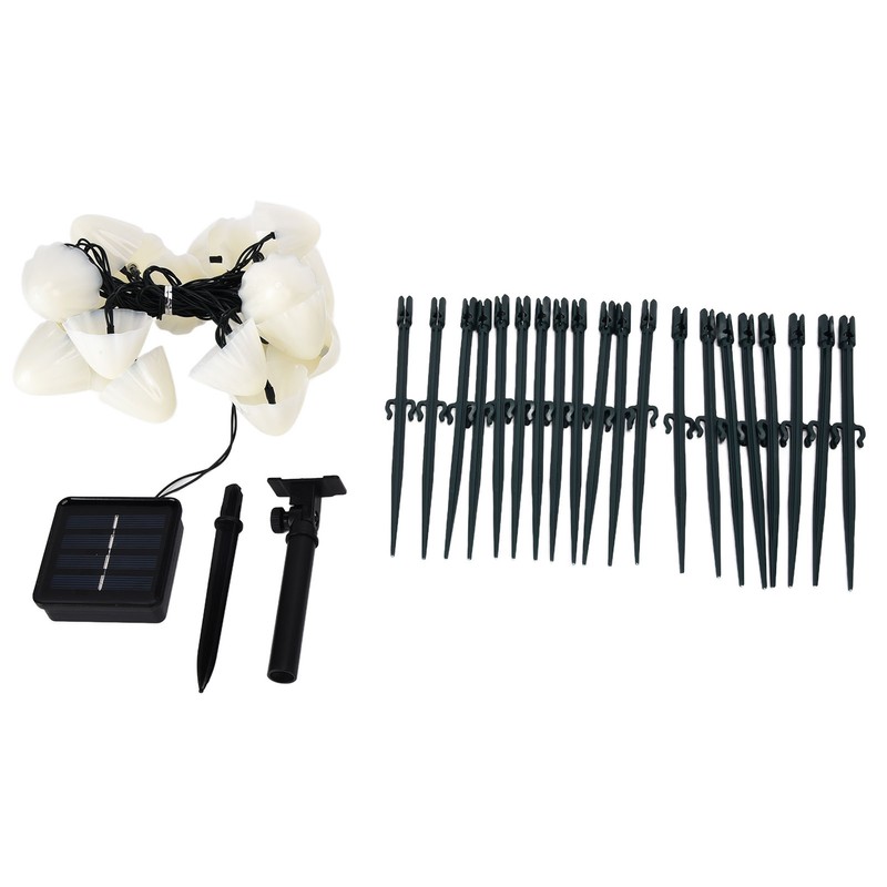 Solar Light String Waterproof Outdoor Garden Landscape Light 20LEDs 8