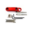 Avet Reel Clamp Set for EXW30/2 EX50/2 EXW50/2 - Clamp, Bolts & Nuts - RED