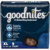 Goodnites Boys' Nighttime Bedwetting Underwear, Size Extra Large (95-140+ lbs),