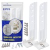 2 Pieces Mounting Set of Integrated Fridge Door Sliders for
