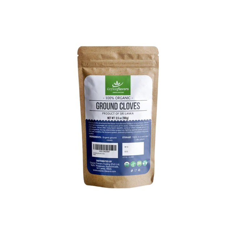 Clove Powder (Ground) - 100g (3.5oz) - Premium Grade